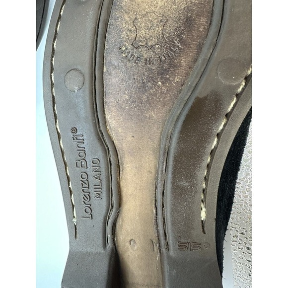 Lorenzo Banfi Milano Suede Loafers Men's 9 Shoe Hand Made Italy Designer ECU - Picture 9 of 9